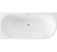 Deante Silia bañera de pared 160x75 cm oval blanco KDS_016L