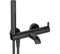 Deante Silia grifo de bañera y ducha a pared negro BQSN11M