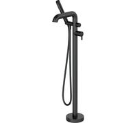Deante Silia grifo de bañera y ducha en suelo negro BQSN17M