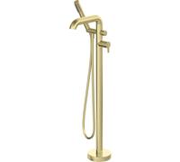Deante Silia grifo de bañera y ducha en suelo oro BQSR17M