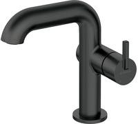 Deante Silia grifo para lavabo de pie negro BQSN24M