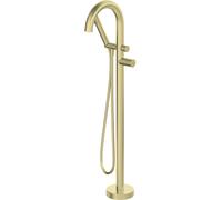Deante Silia Hexa grifo de bañera y ducha en suelo oro BHS_R17N