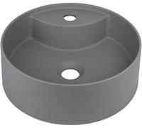 Deante Silia lavabo 36x36 cm circular sobre encimera antracita CQS_TU4B