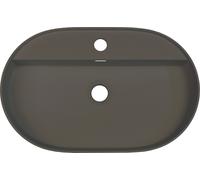Deante Silia lavabo 55x35 cm oval sobre encimera antracita CQS_TU6B
