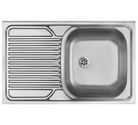 Deante Tango fregadero de acero 80x50 cm acero ZM5_011L