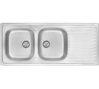 Deante Techno fregadero de acero 116.5x50 cm acero ZEU_0210