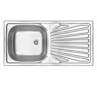 Deante Techno fregadero de acero 86x43.5 cm acero ZMU_011B