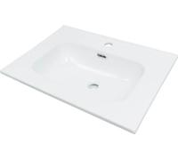 Deante Tubo lavabo 61x46.2 cm rectangular empotrado blanco CTU_6U6W