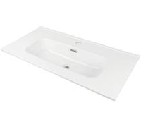 Deante Tubo lavabo 80x38.5 cm rectangular para mueble-empotrado blanco CTU_6U8M