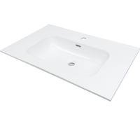 Deante Tubo lavabo 81x46.2 cm rectangular empotrado blanco CTU_6U8W
