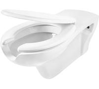 Deante Vital taza de inodoro con asiento de cierre suave suspendido sin reborde para discapacitados blanco CDVD6WPW