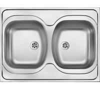 DEANTE ZM6 3200 Fregadero TANGO decor 2-comp. B/O 800x600x130, 2" + accesorios ZM6_3200