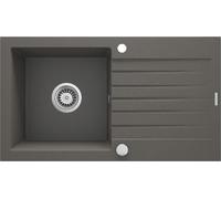 Deante Zorba fregadero de granito 76x44 cm antracita ZQZ_T113
