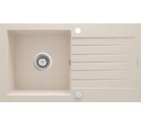 Deante Zorba fregadero de granito 76x44 cm beige ZQZ_5113