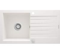 Deante Zorba fregadero de granito 76x44 cm blanco ZQZ_A113