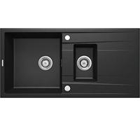Deante ZQE_G513 Fregadero de Cocina de Granito, Grafito metalico