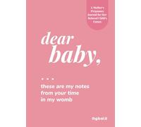 Dear Baby: These Are My Notes From Your Time in My Womb: A Guided Pregnancy Journal to Write Letters, Memories & Milestones for Your Future Child - Pink Hardcover Edition
