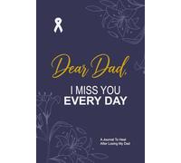 Dear dad i miss you every day: Guided grief journal for loss of dad bereavement gifts for daughter to keep memories of dad and heal after losing a father