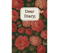 Dear Diary: A 6.14 x 9.21 Nostalgic Vintage Inspired | Emerald Blooms, 1979 Edition Hardcover Journal | 120 Cream Lined Pages |