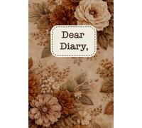 Dear Diary: A nostalgic 6.14 x 9.21 | Garden Static | vintage-inspired hardcover journal with 200 cream-lined pages - for stories, secrets, and self-discovery.