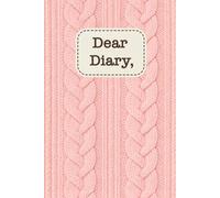 Dear Diary: A nostalgic 6.14 x 9.21 | Pink Cable Knit Edition | vintage-inspired hardcover journal with 200 cream-lined pages - for stories, secrets, and self-discovery