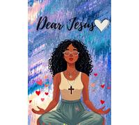 Dear Jesus Prayer Journal - Blue Texture Style , 120-Page Lined, Minimal