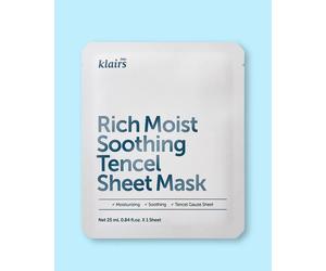Dear, Klairs Rich Moist Soothing Tencel Sheet Mask - 25 ml / 1 ud