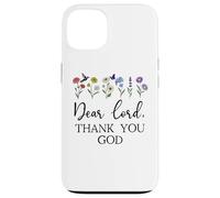 Dear Lord Thank You God Quote Jesus Bible Verse Christian Carcasa para iPhone 13
