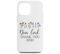 Dear Lord Thank You God Quote Jesus Bible Verse Christian Carcasa para iPhone 13 Pro MAX