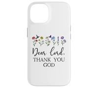 Dear Lord Thank You God Quote Jesus Bible Verse Christian Carcasa para iPhone 14