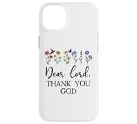 Dear Lord Thank You God Quote Jesus Bible Verse Christian Carcasa para iPhone 14 Plus