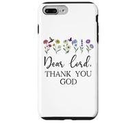 Dear Lord Thank You God Quote Jesus Bible Verse Christian Carcasa para iPhone 7 Plus/8 Plus