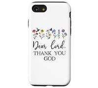 Dear Lord Thank You God Quote Jesus Bible Verse Christian Carcasa para iPhone SE (2020) / 7/8