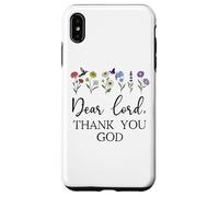 Dear Lord Thank You God Quote Jesus Bible Verse Christian Carcasa para iPhone XS MAX