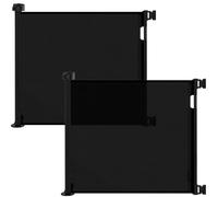 DEAR LOV Paquete de 2 puertas retráctiles para bebés, puerta de malla para bebés o puerta de malla para perros, 33 pulgadas de alto, se extiende hasta 55 pulgadas de ancho, puerta de seguridad