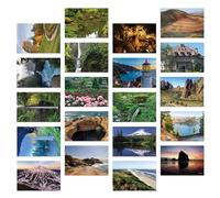 Dear Mapper Paquete de 20 postales vintage de Estados Unidos Oregon Paisaje de Estados Unidos de todo el mundo, tarjetas de felicitación para viajes del mundo de negocios, postales para decoración de