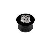 Dear Math I'm Not A Therapist Solve Your Own Problems PopSockets PopGrip Adhesivo
