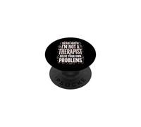 Dear Math I'm Not A Therapist Solve Your Own Problems PopSockets PopGrip Adhesivo
