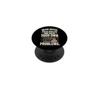 Dear Math Please Grow Up and Solve Your Own Problems Álgebra PopSockets PopGrip Adhesivo