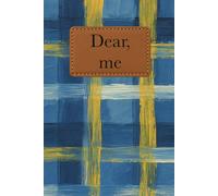 Dear Me: A Classic 6.14 × 9.21 Hardcover Journal | Blue Storybook Painterly Plaid | 200 Cream-Lined Pages for Reflection, Writing, and Quiet Moments