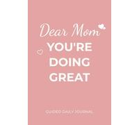 "Dear Mom" Pink Journal Notebook for Women | Guided Daily Journal for Moms: Part of the Minimal Life Systems Collection - Wide Ruled, 6x9, 120 Pages