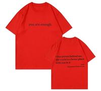 Dear Person Behind Me Shirt - You Are Enough Inspirational Message T-Shirt, Positive Kindness Graphic tee for Men and Women (#14,XL)