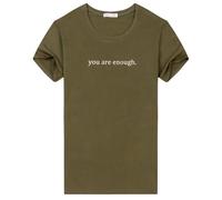 Dear Person Behind Me Shirt - You Are Enough Inspirational Message T-Shirt, Positive Kindness Graphic tee for Men and Women (#27,S)