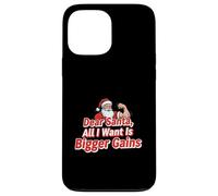 Dear Santa: All I Want Is Bigger Gains, Divertido diseño de acondicionamiento físico Carcasa para iPhone 13 Pro MAX