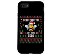 Dear Santa Beekeeper Bee Christmas Honey Suéter Feo de Navidad Carcasa para iPhone SE (2020) / 7/8