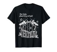Dear Santa Bring Me Books, Divertida Lectura navideña, Amante de los Libros Camiseta