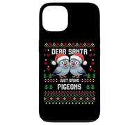 Dear Santa Christmas Pigeon Lover Suéter Feo de Navidad Carcasa para iPhone 13