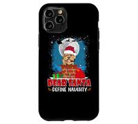 Dear Santa Define Naughty Cockapoo Dog Funny Christmas Carcasa para iPhone 11 Pro
