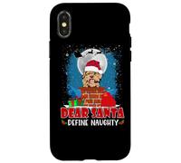 Dear Santa Define Naughty Cockapoo Dog Funny Christmas Carcasa para iPhone X/XS