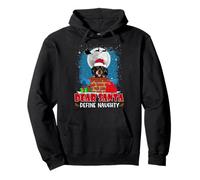 Dear Santa Define Naughty Dachshund Dog Funny Christmas Sudadera con Capucha
